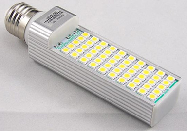 LED Horizontal plug lamp